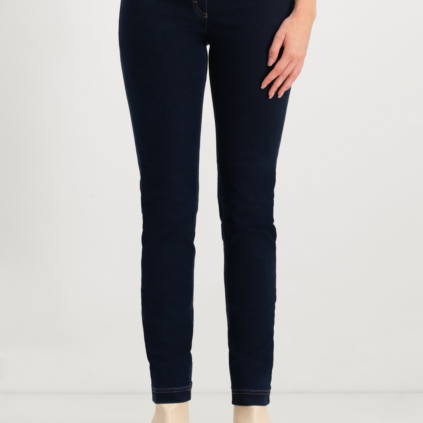 Leggie Shape-On Skinny Jeans | Blue Black Pants ZRS