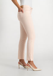 Kora Coloured Straight Pants | Blush