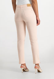 Kora Coloured Straight Pants | Blush