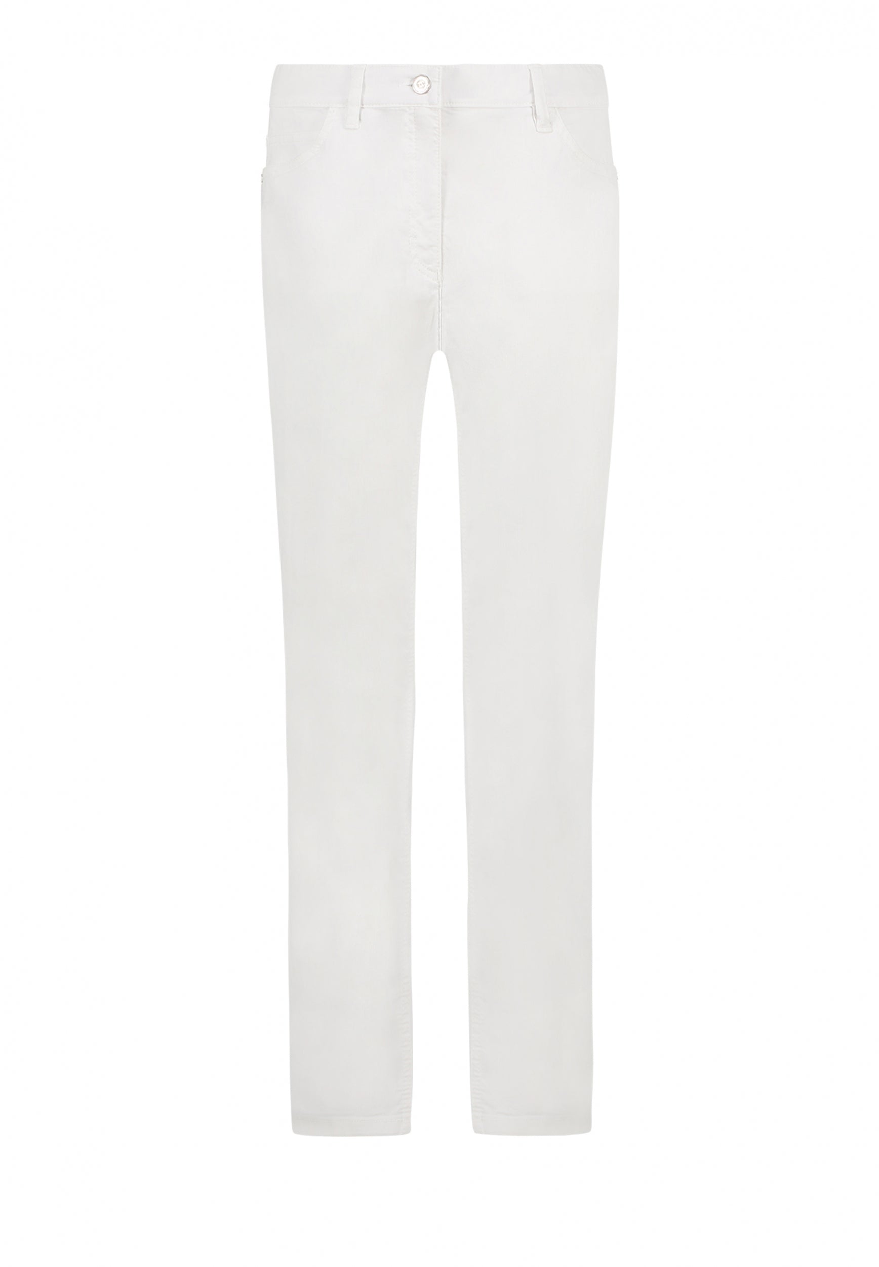 Kora Coloured Light Denim Straight Jeans | Optical White Pants ZRS