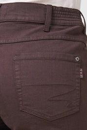 Gretha Regular Straight Pants | Brown