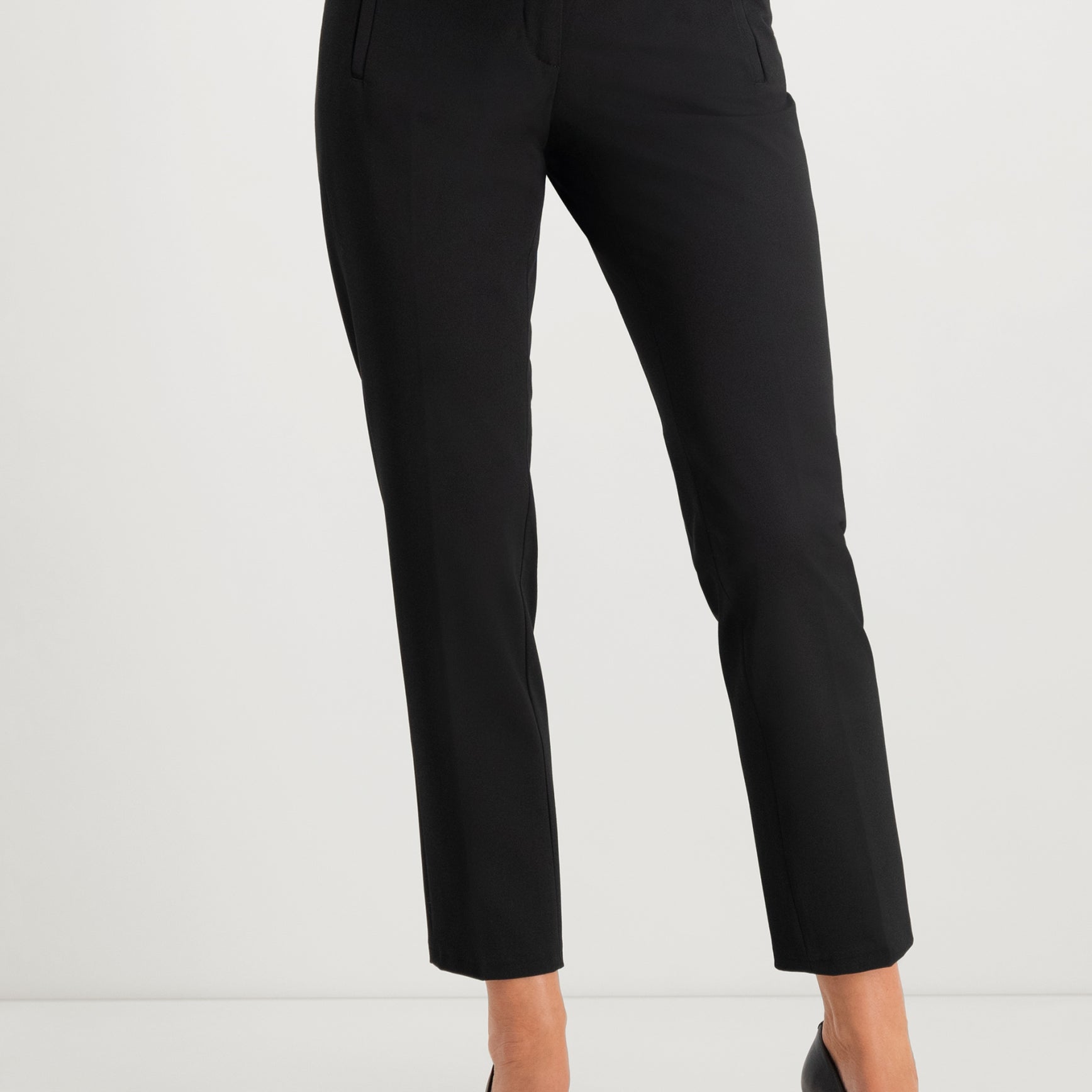 Janet Techno Wool Pants | Black Pants ZRS
