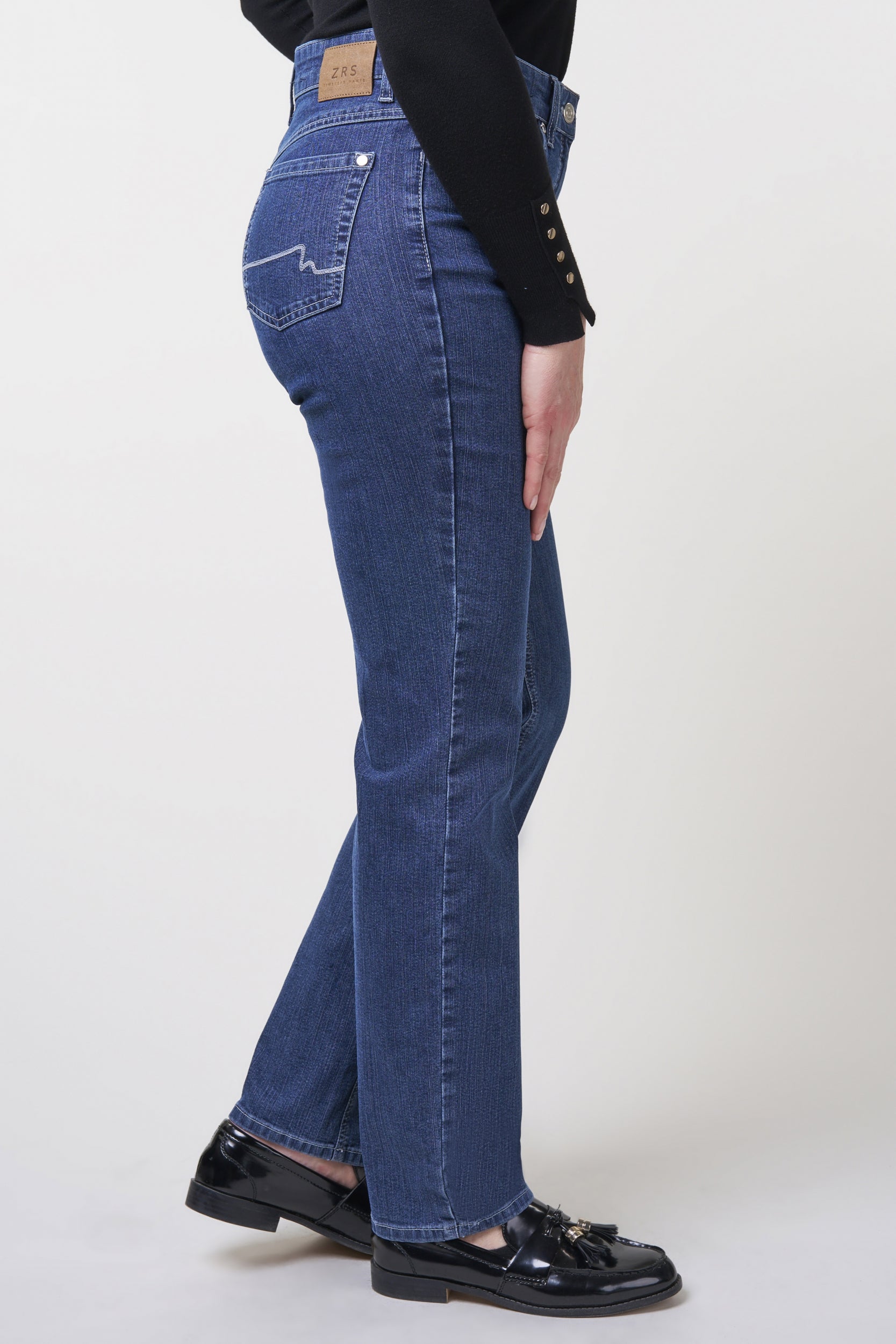 Kora Denim Classics Straight Jeans | Stone Blue Pants ZRS