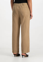 Joggie Cropped Pants | Soft Suede