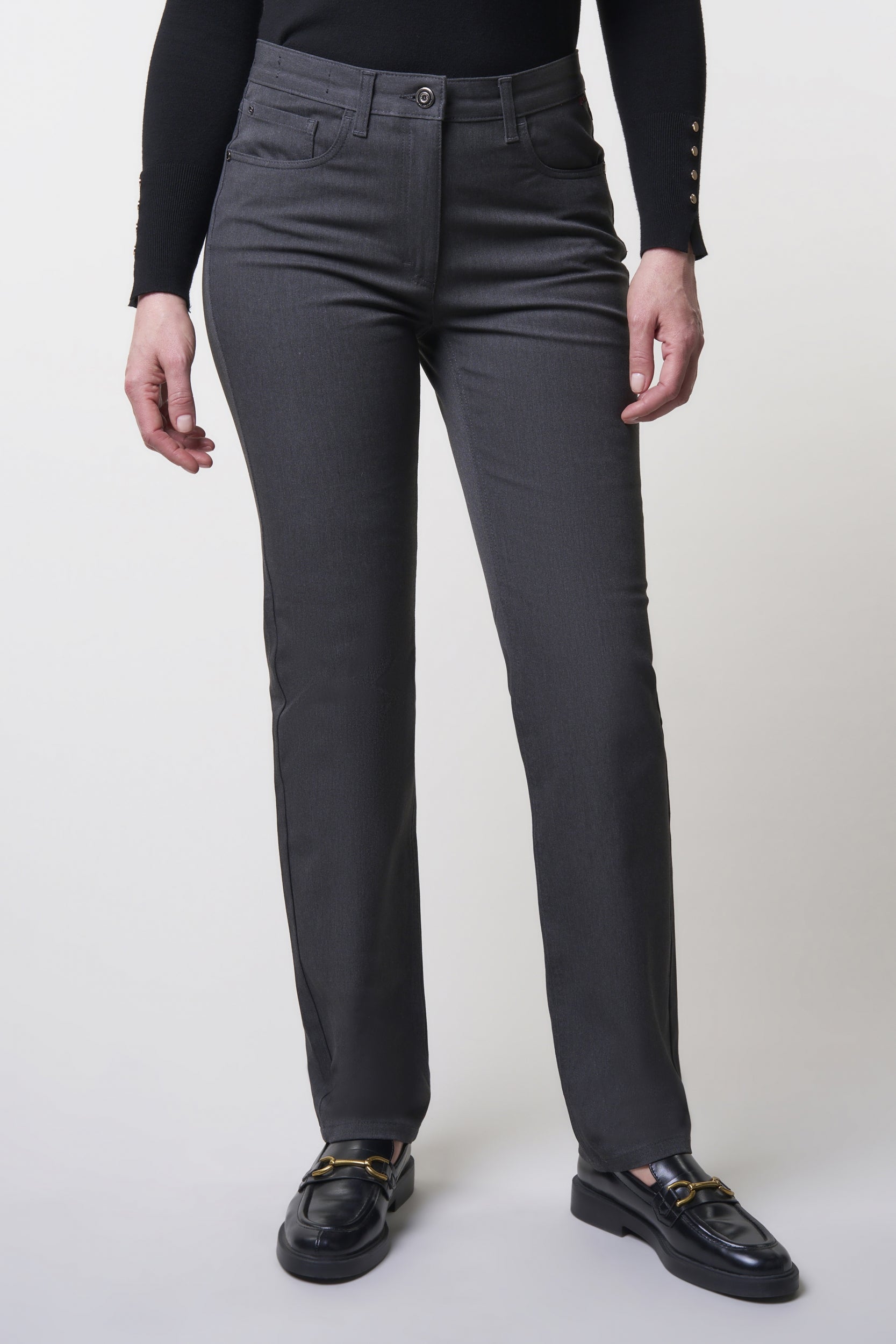 Kora Sporty Bi-Stretch Straight Jeans | Graphit Pants ZRS