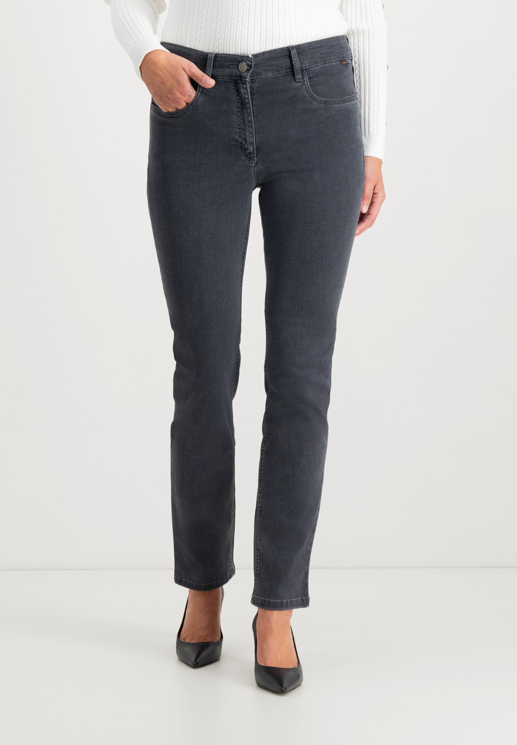 Kora Thermo Denim Straight Jeans | Graphit Pants ZRS