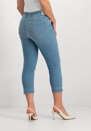 Gretha Cropped Jeans | Bleach