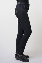 Twigie Shape-On Straight Jeans | Black Black Pants ZRS