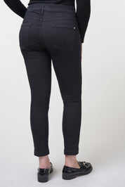 Twigie Shape-On Skinny Ankle Jeans | Black Black Pants ZRS