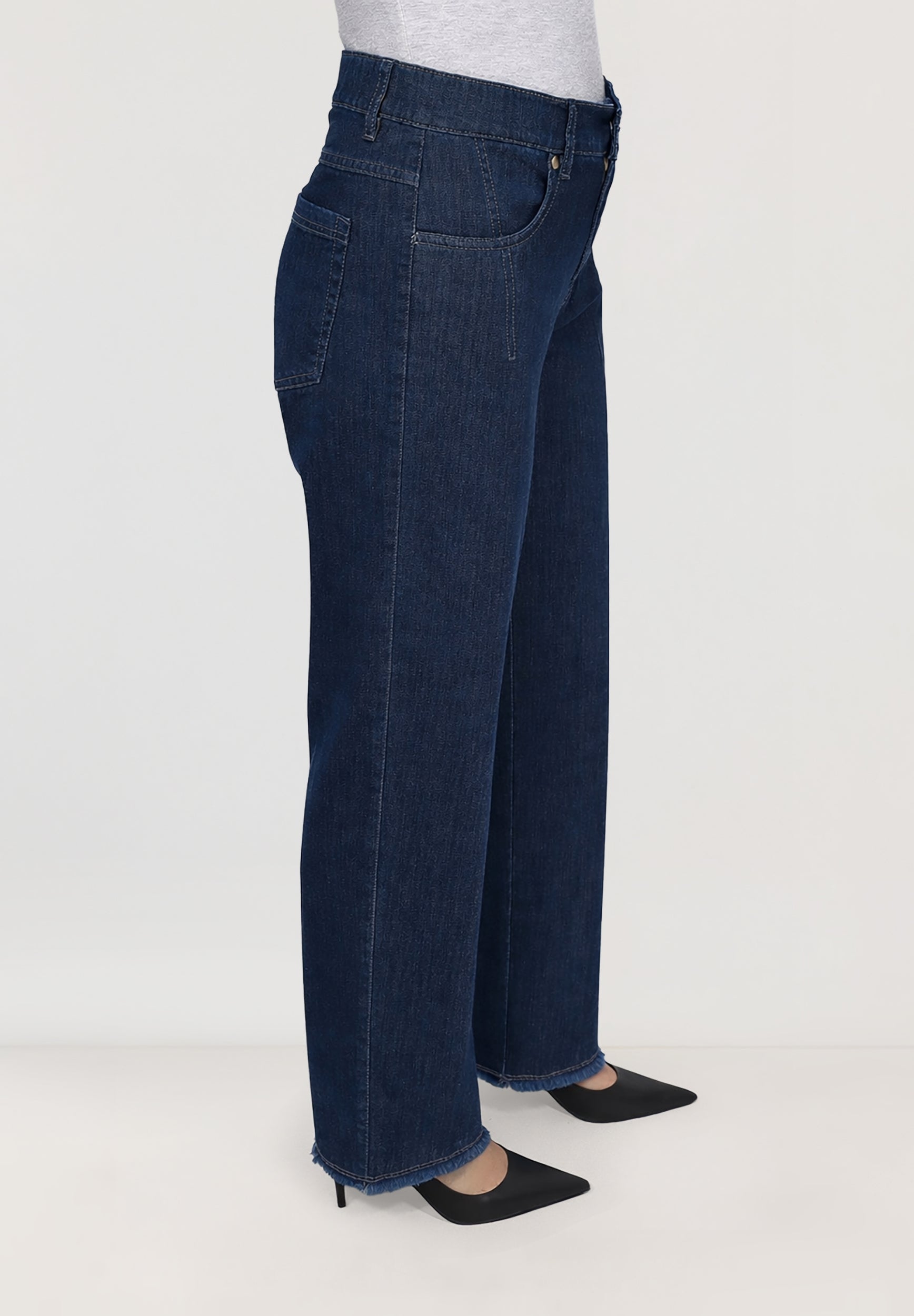 Gretha Comfortable Tapered Jeans | Indigo
