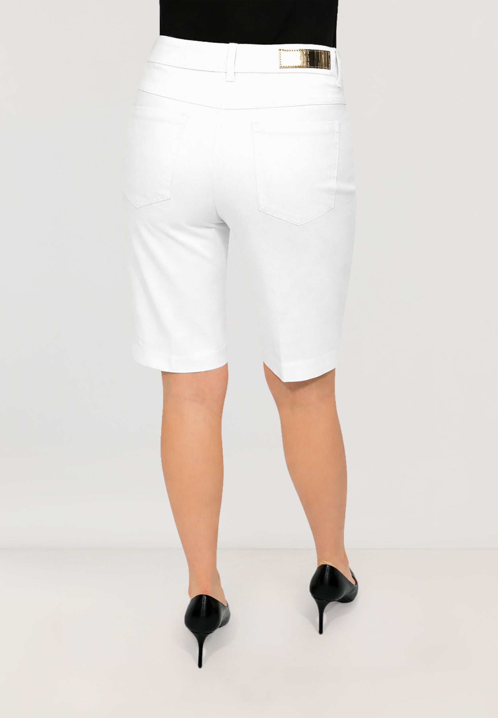 Sarah Bermuda Shorts | Ivory