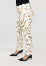 Twigie Shape-On Jeans | Nature-Khakies Print