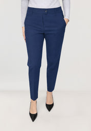 Verena Chino Cropped Pants | Navy